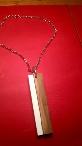 N25 PENDANT Wood & Plastic - Long   